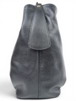 Modna torebka damska typu hobo worek ze skóry naturalnej LADUELLA  czarna