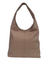 Torebka damska skórzana hobo shopper na ramię LADUELLA pudrowa róż