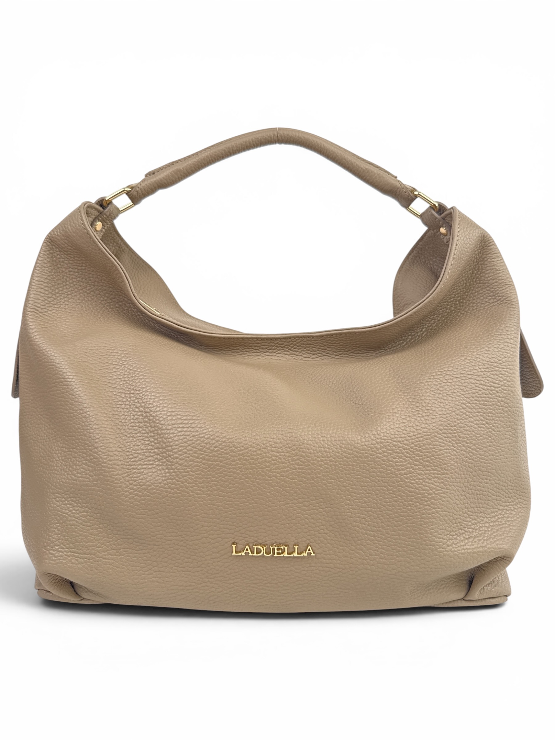 1c4e271194b2691ed7fa4da058f7345f Skórzana torebka LADUELLA hobo worek włoska skóra naturalna cappuccino