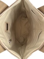 Torebka damska skórzana shopper A4 LADUELLA włoska skóra beżowa cappuccino