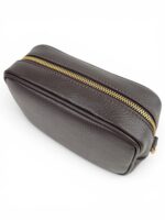 Włoska torebka listonoszka damska skórzana crossbody brązowa czekoladowa