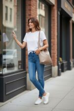 Torebka damska skórzana hobo shopper na ramię LADUELLA pudrowa róż