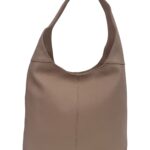 Torebka damska skórzana hobo shopper na ramię LADUELLA pudrowa róż