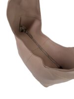 Torebka damska skórzana hobo shopper na ramię LADUELLA pudrowa róż