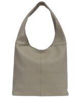 Torebka damska skórzana hobo shopper na ramię LADUELLA jasny beż
