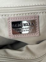 Torebka damska skórzana hobo shopper na ramię LADUELLA pudrowa róż