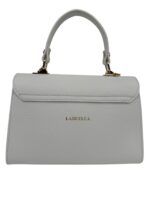 Laduella torebka trapez kuferek skóra naturalna premium eleganska biała