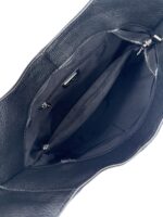 Torebka damska skórzana hobo shopper na ramię LADUELLA czarna
