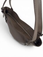 Torebka damska shopper skórzana mieści A4 LADUELLA beżowa taupe