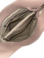 Torebka damska skórzana hobo shopper na ramię LADUELLA pudrowa róż