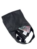 Torebka damska skórzana hobo shopper na ramię LADUELLA czarna