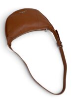 Torebka damska skórzana hobo Made in Italy LADUELLA brązowa koniakowa - obrazek 4