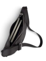 Torebka damska skórzana hobo Made in Italy LADUELLA brązowa ciemny brąz - obrazek 8