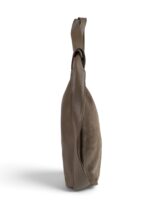 Torebka damska 2w1 plecak z zamszu naturalnego LADUELLA beżowa taupe - obrazek 3