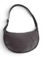 Torebka damska skórzana hobo Made in Italy LADUELLA brązowa ciemny brąz - obrazek 6