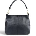 Torebka damska skórzana Hobo listonoszka LADUELLA Made in Italy czarna
